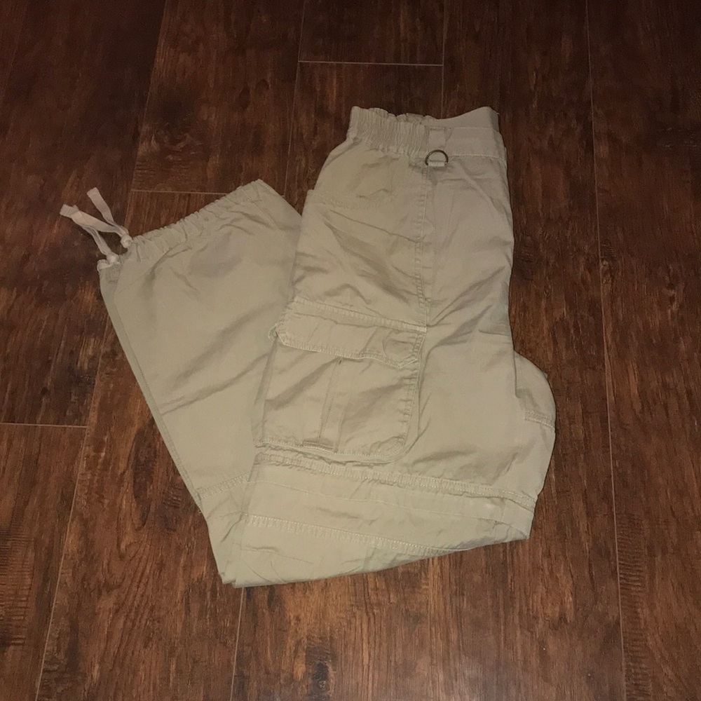 Guide Series Mens Cargo Pants/Shorts Khaki Color Size 34
